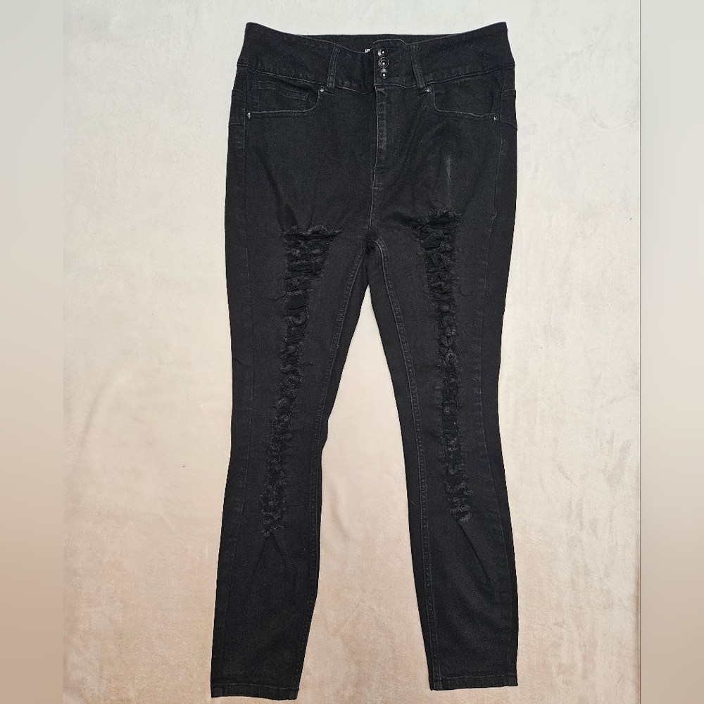HT Denim high rise super skinny jeans